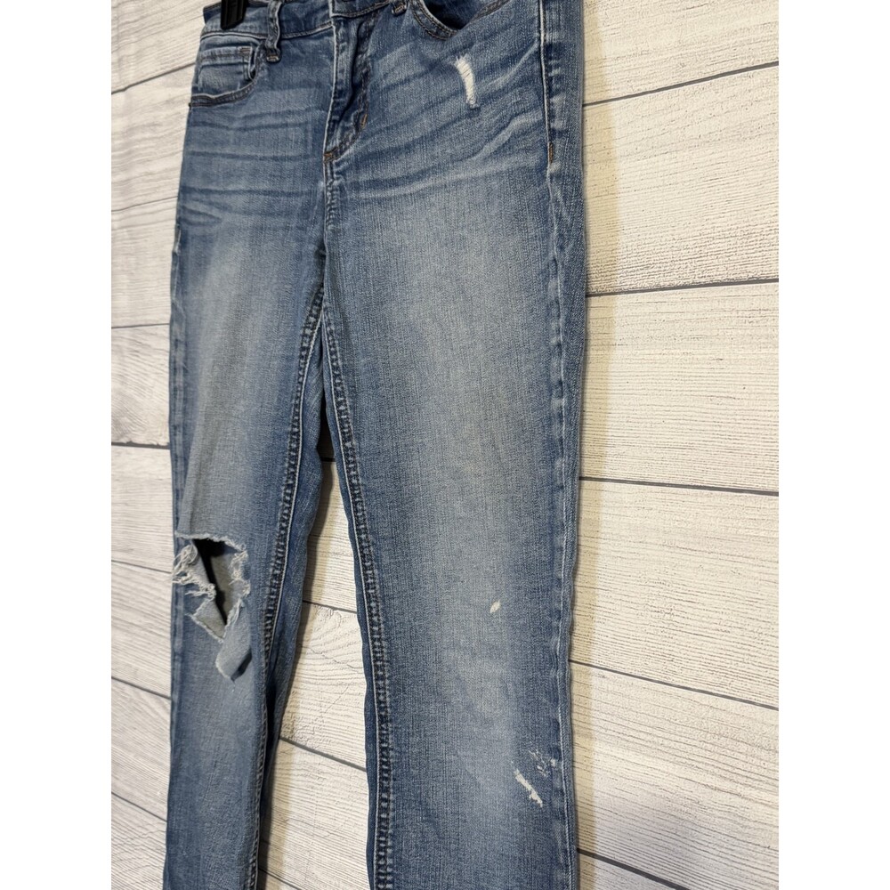 Sneak Peek SP Distressed Raw Hem Jeans – Women’s Size 27 - Picture 3 of 14